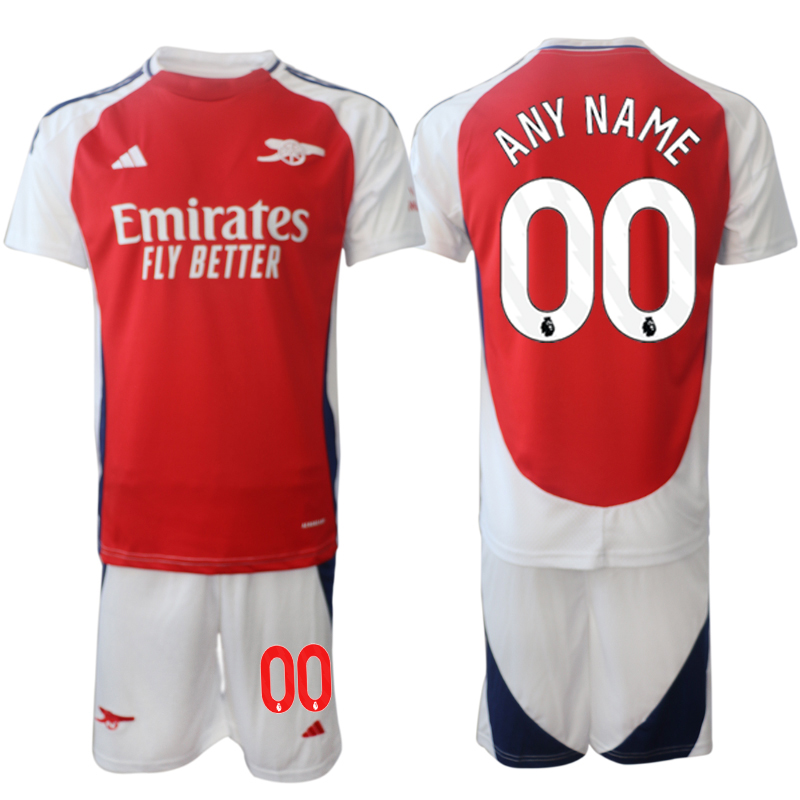 Men 2024-2025 Club Arsenal home Red customized Soccer Jersey